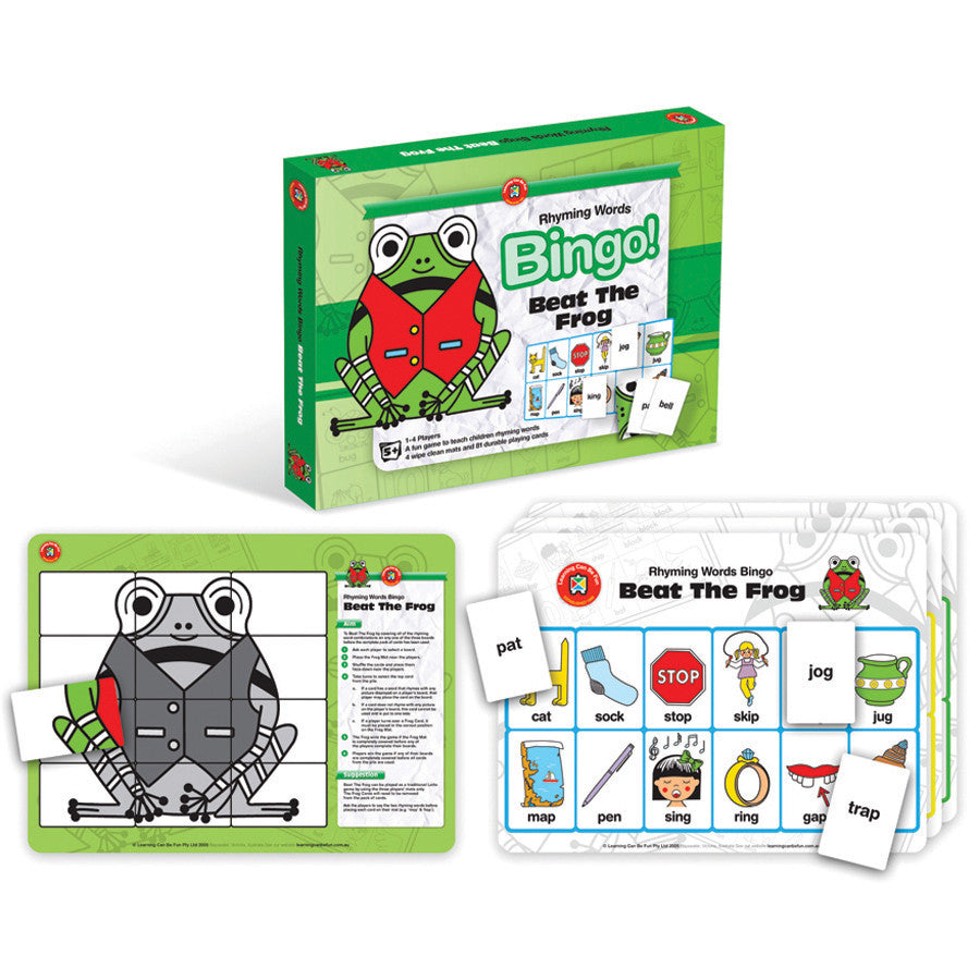 Animal Phonics Game - Beat The Frog Simple Words