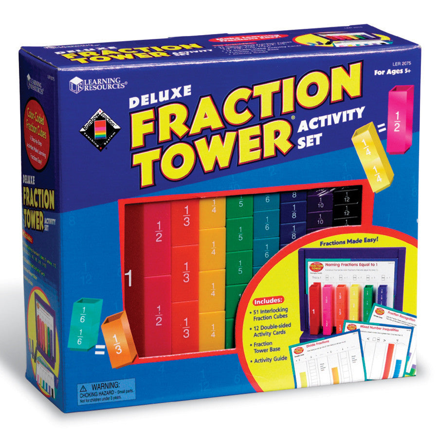 Deluxe Fraction Tower Cubes Set