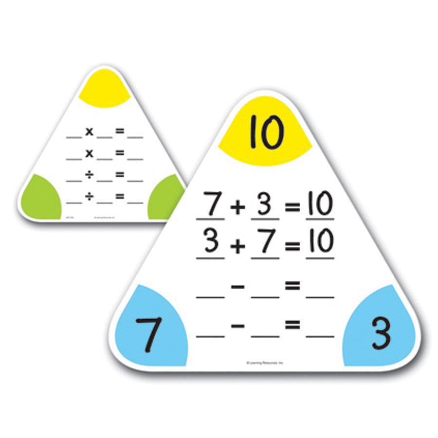 Write & Wipe Fact Family Boards