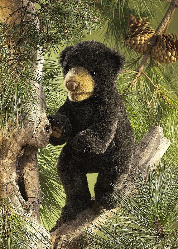 Black Bear Cub Puppet