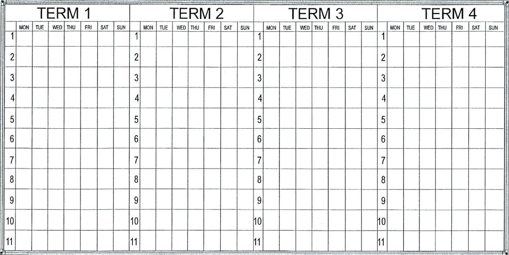 Four Term Planner - Porcelain Surface