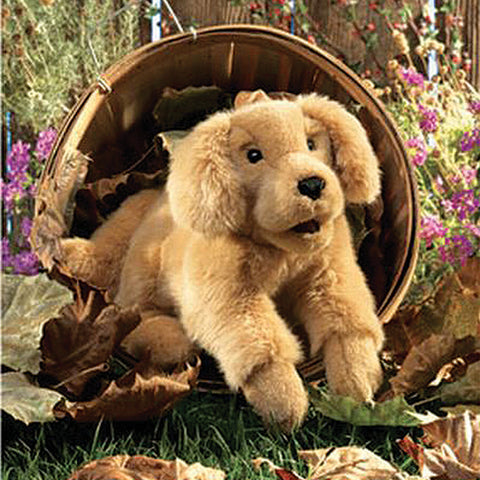 NEW! Golden Retriever Puppy Puppet
