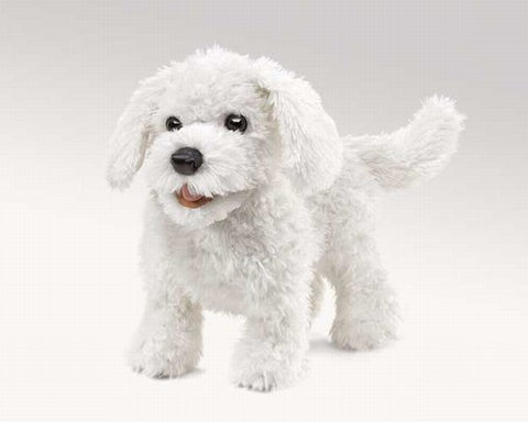 Maltese Dog Puppet