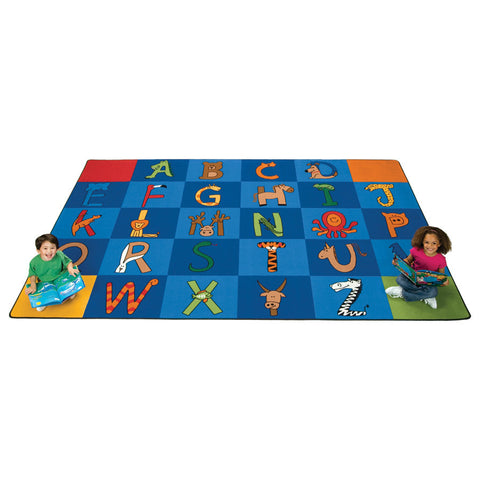 A to Z Animals Area Rug
