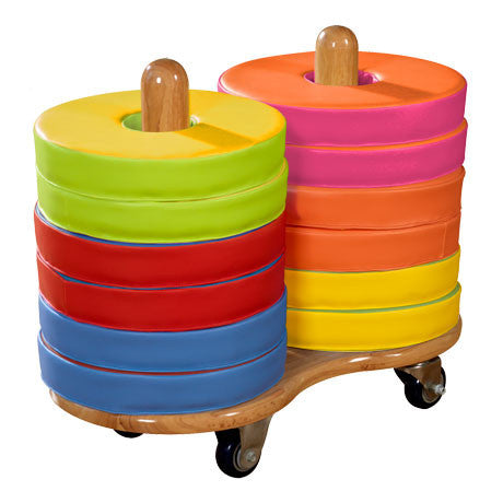 Eco-Tech Donut Multi-Seat Trolleys including 12 Bi-colour