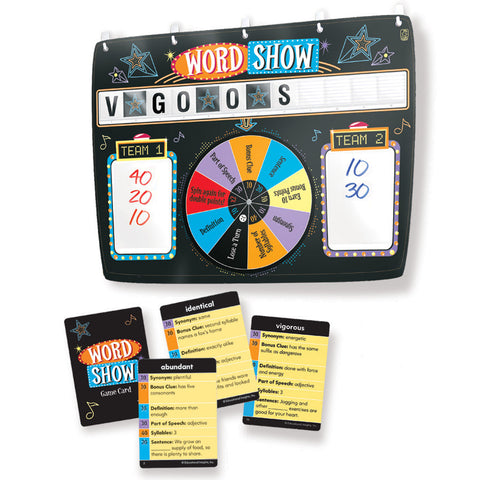Word Show Vocabulary Game  - Blends and Digraphs