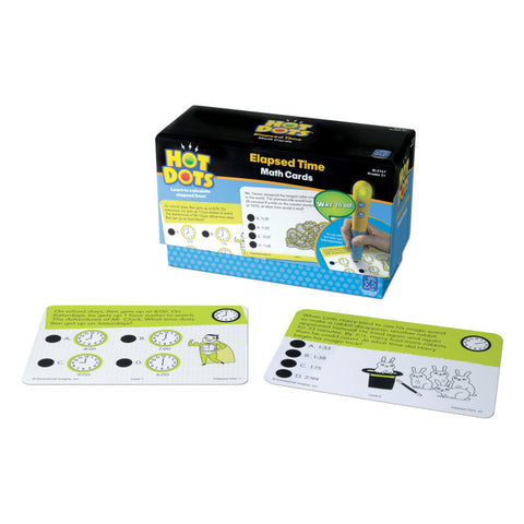 NEW! Hot Dots Maths Flash Cards - Elapsed Time