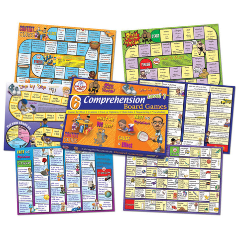 NEW! Comprehension Board Games Level 1