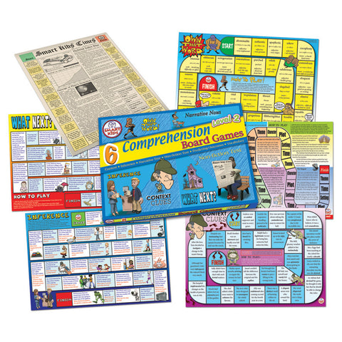 NEW! Comprehension Board Games Level 2