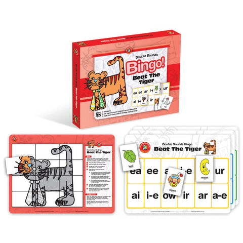 Animal Phonics Game - Beat The Tiger Double Sounds