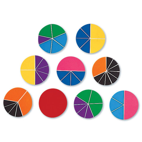Deluxe Rainbow Fraction Circles