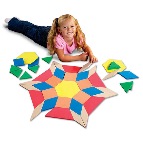 Giant Foam Floor Pattern Blocks