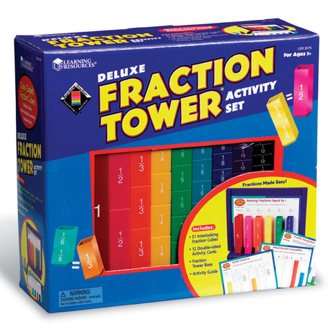 Deluxe Fraction Tower Cubes Set