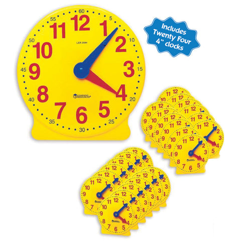 Geared Mini Clock - Set Of 6