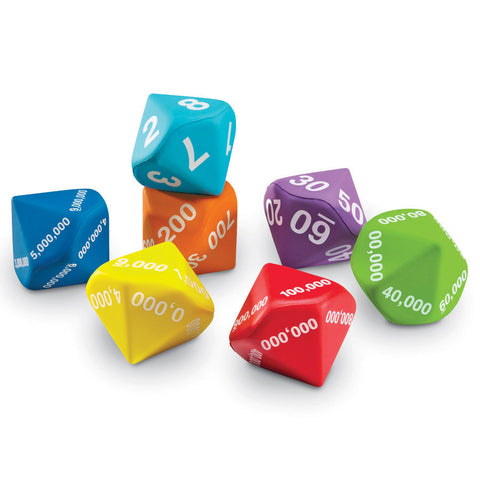 NEW! Place Value Foam Dice