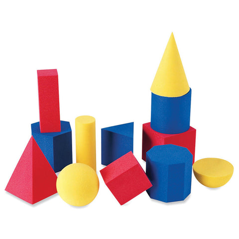 Foam Geometric Shapes - Set Of 12