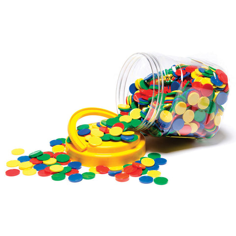 Plastic Counters - 4 Colours
