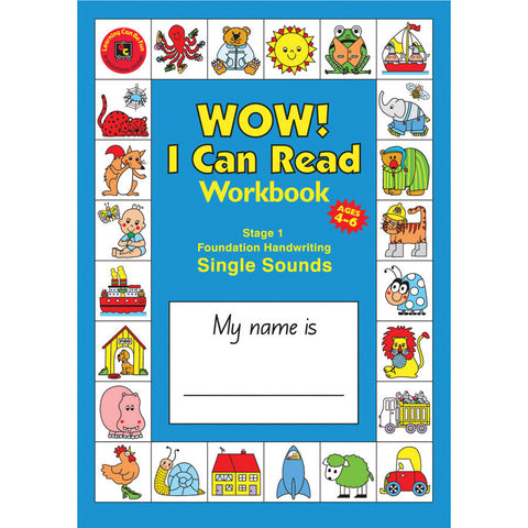 Wow! I Can Read Workbook - Stage 1 Single Sounds