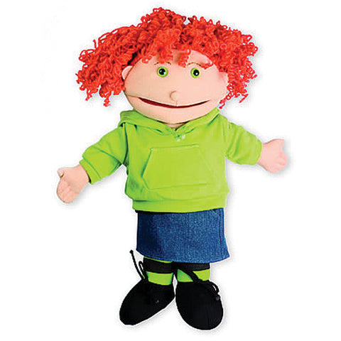 Small - White Girl with Red Hair Puppet
