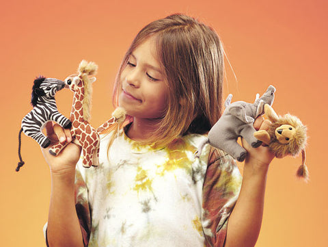 African Wildlife Finger Puppets