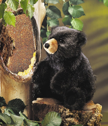 Baby Black Bear Puppet
