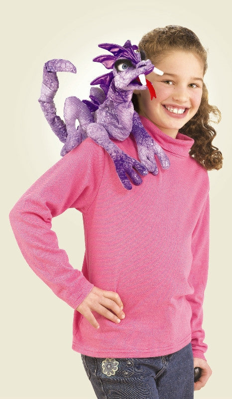 Purple Dragon Shoulder Puppet