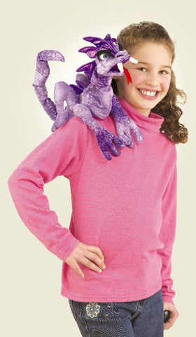 Purple Dragon Shoulder Puppet