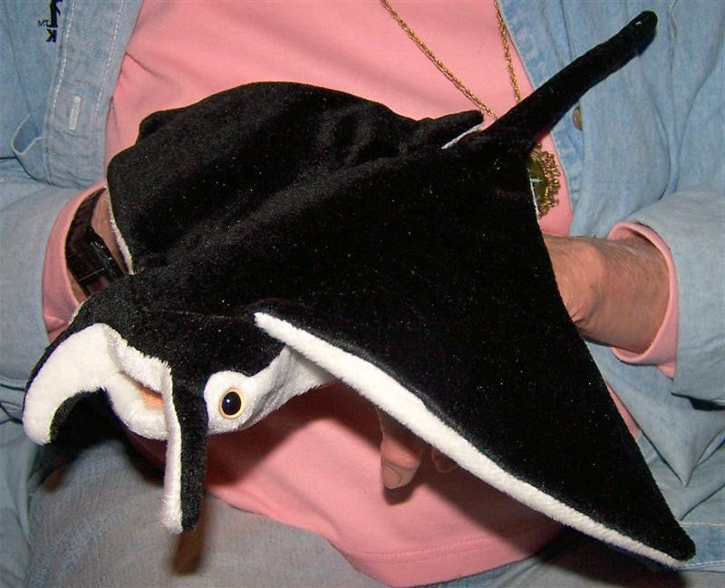 Manta Ray - Large Finger Puppet
