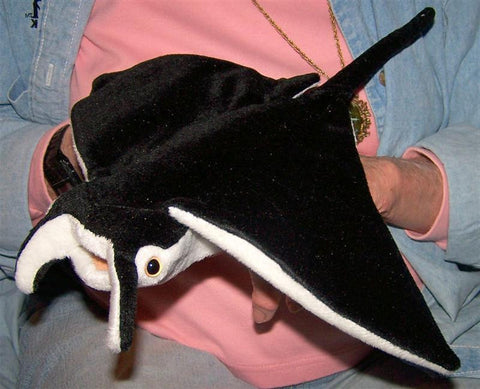 Manta Ray - Large Finger Puppet