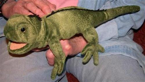 Iguana - Large Finger Puppet