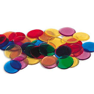 Transparent Counters - 6 colours