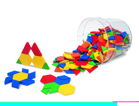 Plastic Pattern Blocks - Set Of 250