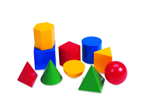 Plastic Geometric Shapes - Large