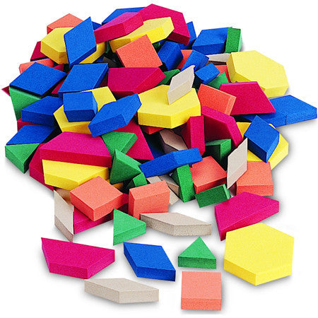 Foam Pattern Blocks - Set Of 250