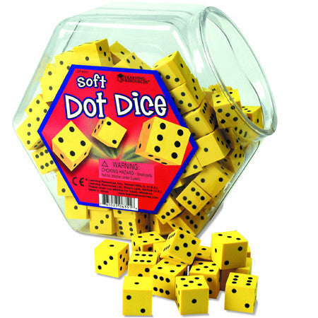 Dot Foam Dice - Set Of 200