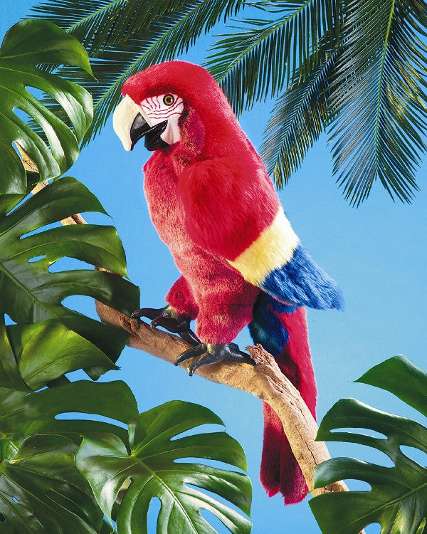 Scarlet Macaw Puppet
