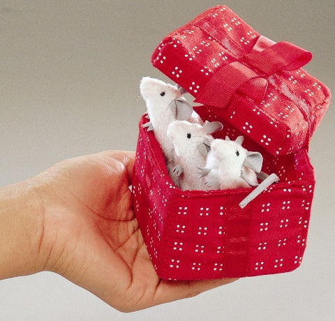 Mice In Red Box Puppet