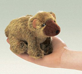 Mini Grizzly Bear Puppet
