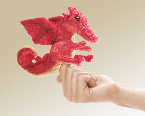 Mini Red Dragon Puppet