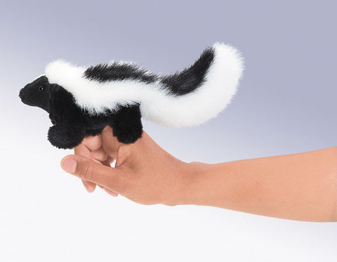 Mini Skunk Finger Puppet
