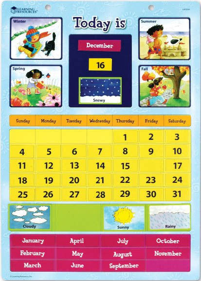 Magnetic Learning Calendar *ON SALE*
