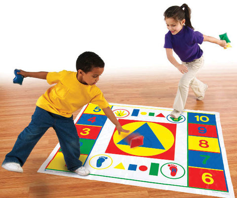 Bean Bag Activity Mat: Numbers & Shapes