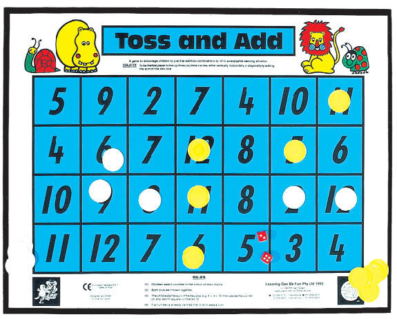 Toss & Add Giant Floor Game