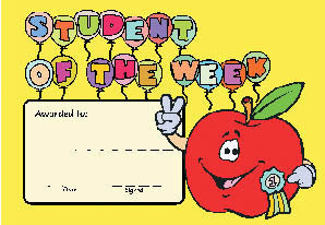 Student Of Week Apple