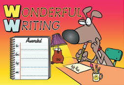 Wonderful Writing Dog