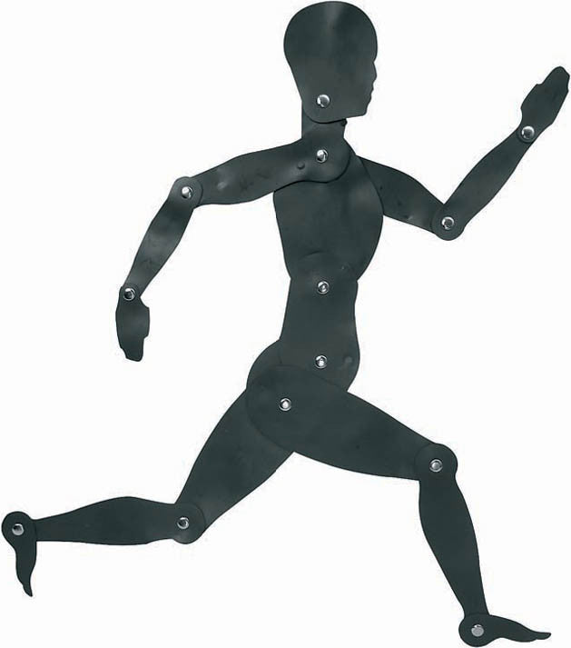 Magnetic 2d Mannikin