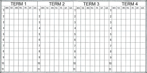 Four Term Planner - Porcelain Surface