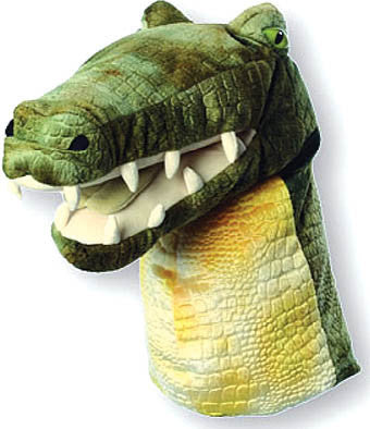 Large Crocodile Head Puppet