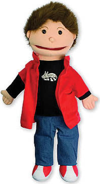 Medium - White Boy Puppet