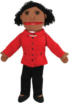 Medium - Mum Dark Skin Puppet